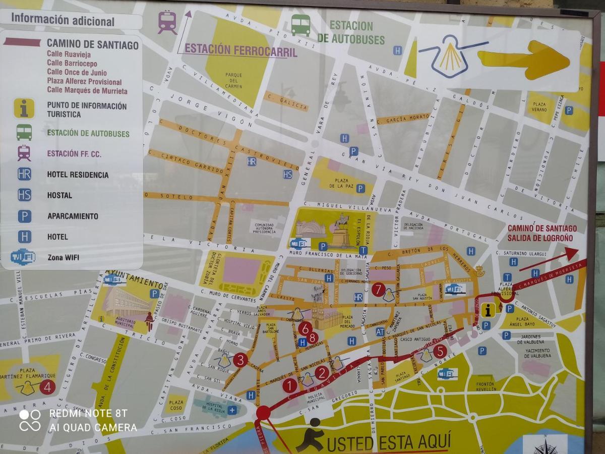 דירות לוגרוניו Gonzalo De Berceo 15 " Calidad-Sobrio" And " Free Private Parking " מראה חיצוני תמונה